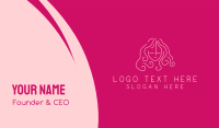 Simple Lady Salon Business Card