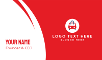 Car Shopping Bag Business Card Design