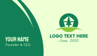 Green Pine Tree Home Business Card Design