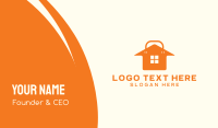 Orange House Shopping  Business Card