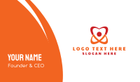 Atomic Heart Business Card Design