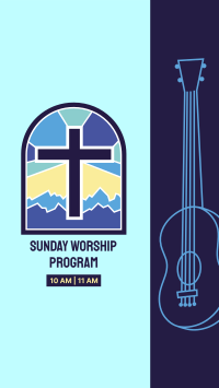 Sunday Worship Program Facebook Story