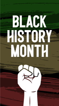 Black History Month Facebook Story