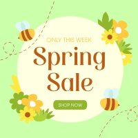 Spring Bee Sale Instagram Post