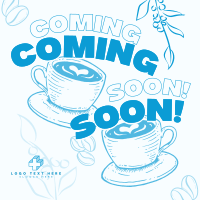 Cafe Coming Soon Instagram Post