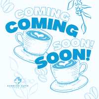 Cafe Coming Soon Instagram Post Image Preview