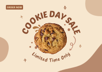 Cookie Day Sale Postcard