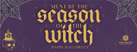 Rustic Halloween Greeting Facebook Cover Image Preview