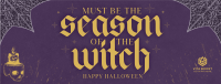 Rustic Halloween Greeting Facebook Cover Image Preview