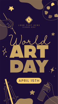 World Art Day Instagram Reel Image Preview