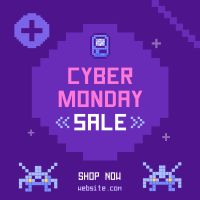 Pixel Cyber Monday Instagram Post Design