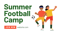 Summer Football Camp Facebook Event Cover