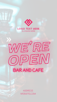 Bar Open TikTok Video Design