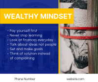 Wealthy Mindset Facebook Post