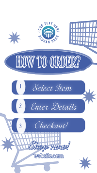 Order Instructions Retro Facebook Story