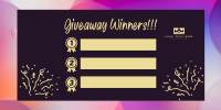 Feminine Giveaway Winners  Twitter Post