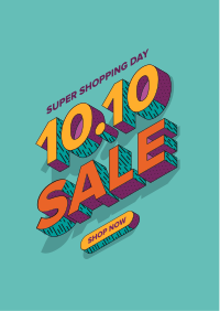 10.10 Multicolor Sale Flyer