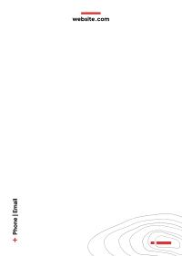 Modern Corporate Topography Letterhead