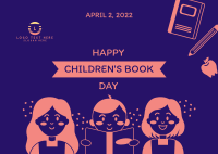 Children's Book Day Postcard