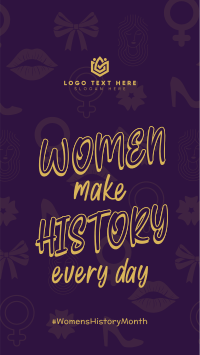 Women Make History Facebook Story