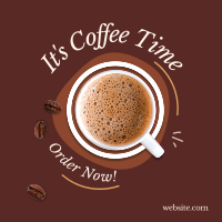 It's Coffee Time Instagram Post Image Preview