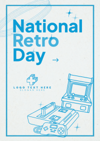 Unique Retro Day  Flyer