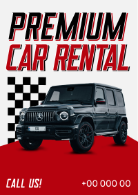 Premium Car Rental Flyer