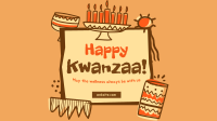 Kwanzaa Doodle Facebook Event Cover