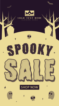 Spooky Ghost Sale Instagram Story