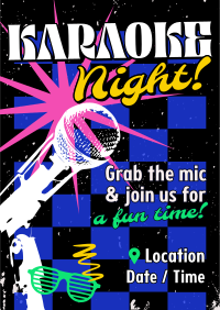 Pop Karaoke Night Flyer