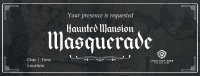 Renaissance Halloween Scroll Facebook Cover Image Preview