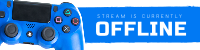 Blue Controller Twitch Banner Image Preview