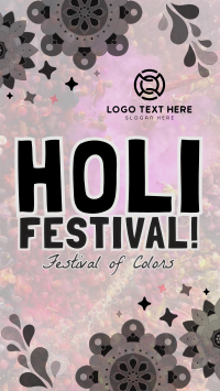 Mandala Holi Festival of Colors Instagram Reel Image Preview