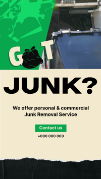 Junk Removal Service Facebook Story