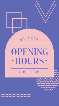 New Opening Hours Instagram Story