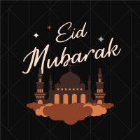 Eid Blessings Instagram Post Design