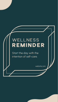 Wellness Self Reminder Instagram Story