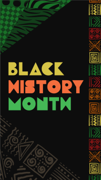 Patterned Black History Video