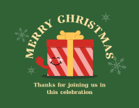 Boxing Day Gift Thank You Card Image Preview