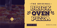 Fresh Oven Pizza Twitter Post Design