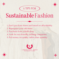 Stylish Chic Sustainable Fashion Tips Linkedin Post