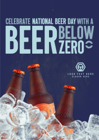 Below Zero Beer Poster