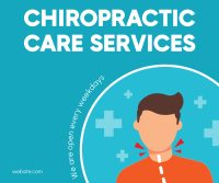 Chiropractic Care Facebook Post