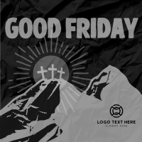 Good Friday Golgotha Instagram Post