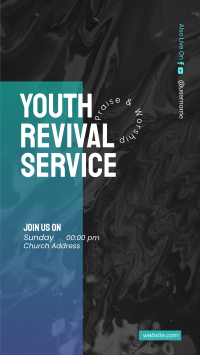 Youth Revival Service Facebook Story