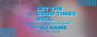 Retro Party DJ  Facebook Cover Design