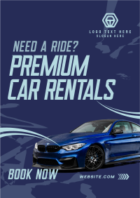 Premium Car Rentals Flyer