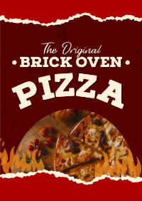 Brick Oven Pizza Poster