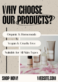 Skincare Minimal Product Poster