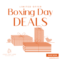 Boxing Day Deals Instagram Post Design